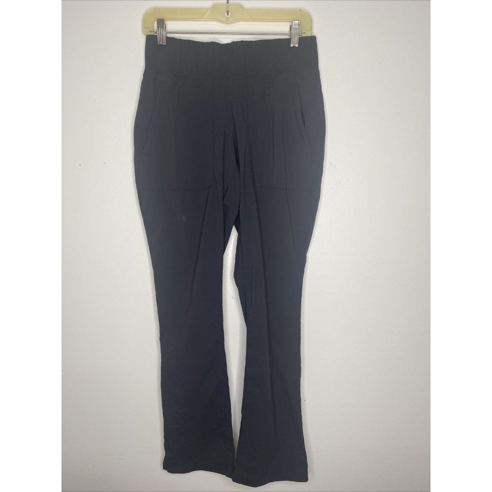 Columbia Women’s Hiking Pants Sz M Black Nylon Athletic Pockets Stretch Jogger